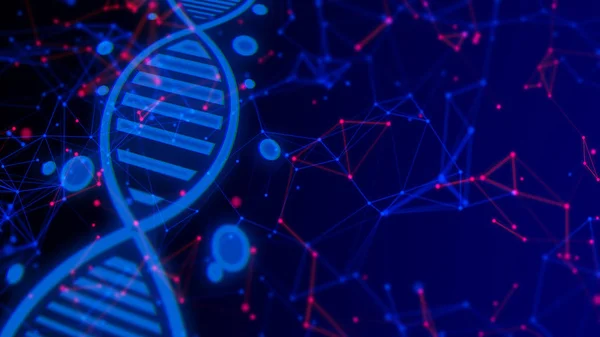 Gesundes Medizinisches Forschungskonzept Wissenschaftliches Labor Menschliche Gene Genom Der Dna — Stockfoto