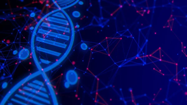 Sağlıklı Tıbbi Araştırma Kavramı Bilim Laboratuvarı Insan Genleri Dna Kan — Stok fotoğraf