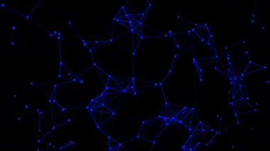 teknoloji web net bağlayan ai dijital ağ pleksus online, soyut nokta beyin, fütüristik siber sunucu