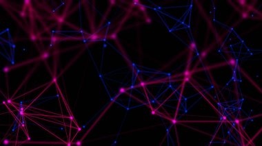 derin öğrenme, güvenlik sever online siber hacker, robot ai, sosyal ağ, arka plan 3d illüstrasyon render