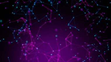 web fütüristik bağlantı, ağ sosyal online, arka plan 3d illüstrasyon render, derin öğrenme, bilim veri bulut depolama dijital, nöron pleksus hücre beyni, teknoloji sistemi