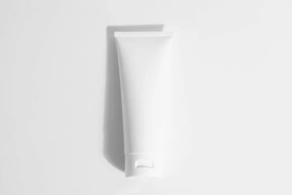 Cosmetic Mockup Beauty Skincare Cream Lotion Bottle Pakage White Background — Stock Photo, Image