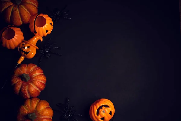 Horror Upiorny Duch Halloween Dynia Noc Party Pozdrowienie Sezon Uroczystość — Zdjęcie stockowe