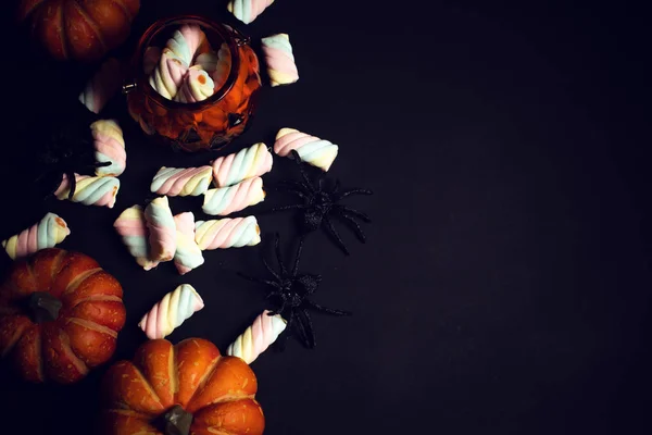 Horror Upiorny Duch Halloween Dynia Noc Party Pozdrowienie Sezon Uroczystość — Zdjęcie stockowe
