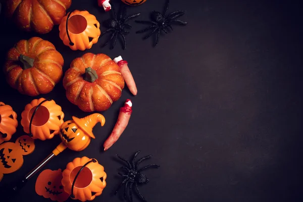 Horror Upiorny Zabawny Duch Halloween Dynia Święto Sezonu Pozdrowienia Uroczystości — Zdjęcie stockowe