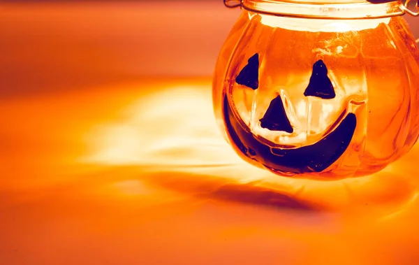 Horror Spettrale Divertente Fantasma Halloween Zucca Festa Stagione Saluto Notte — Foto Stock