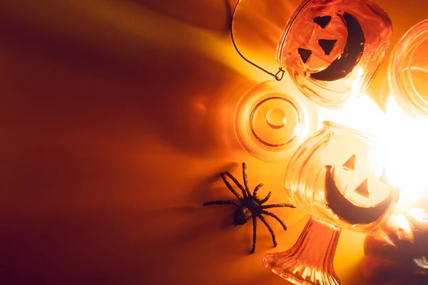 Horreur Fantôme Drôle Effrayant Halloween Sur Saison Des Fêtes Vœux — Photo