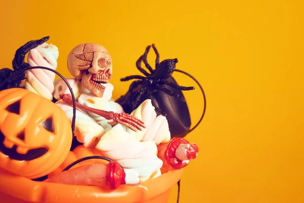 Horror Griezelig Grappig Geest Halloween Vakantie Seizoen Groet Nacht Feest — Stockfoto