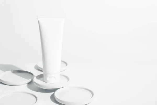 Fresh Beauty Spa Medical Skincare Cosmetic Lotion Cream Facial Bottle — Stock Photo, Image