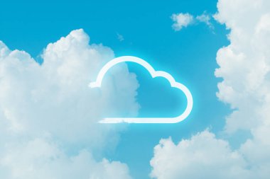 ai bulut depolama sunucusu çevrimiçi sosyal ağ, gökyüzü hava durumu iklimi arka plan doğa, teknoloji derin öğrenme sistemi güvenlik gizlilik interneti