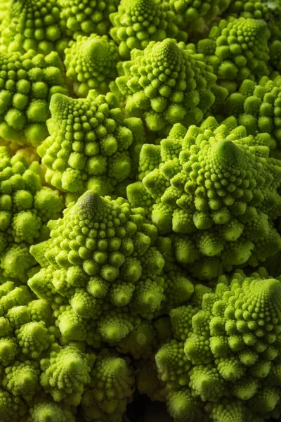 Färsk Romanesco Kål Makro Selektivt Fokus — Stockfoto