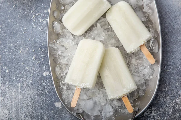 coconut ice cream popsicles