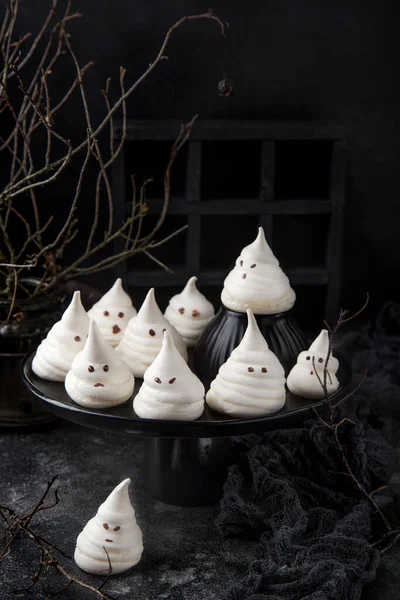 Halloween duch meringues — Stock fotografie