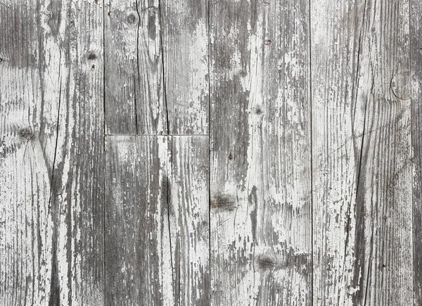 Rustic Wooden Planks Background Peeling White Paint — Stock Photo, Image