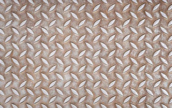 Paslı doku, yaprak şekli, geometrik desen metal. Kapalı kuyu.