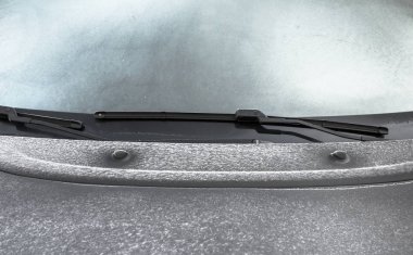 Arka ön camın don dondurulmuş. Kavramlar için idealdir.