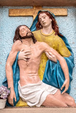 Kısma Michelangelo yazık temsil eden renkler için. Kutsal Mary Anne ve İsa'nın çarmıha sonra. Bu kavramlar ve Etkinlikler için kullanılabilir.