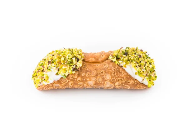 Cannoli sicilieni cu fistic — Fotografie, imagine de stoc