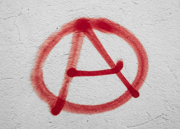 Symbol anarchie — Stock fotografie