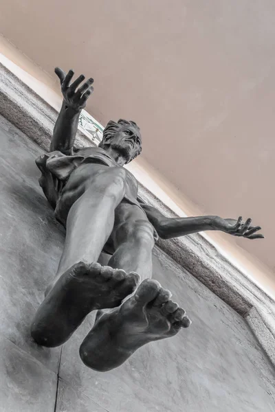 Statua in bronzo di Gesù — Foto Stock