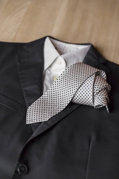 Jacket and tie detail — Stock Photo, Image