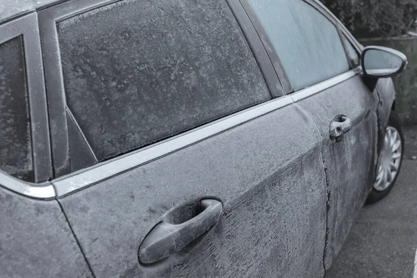 Auto eingefroren — Stockfoto