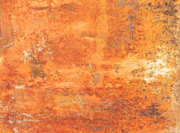 Rusty Strukturoval Kovové Pozadí Grunge Oranžový Panel Oxidovanými Nebo Rezavými — Stock fotografie