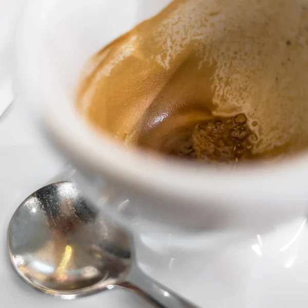 Una Taza Café Después Beber Una Taza Café Que Bebido — Foto de Stock