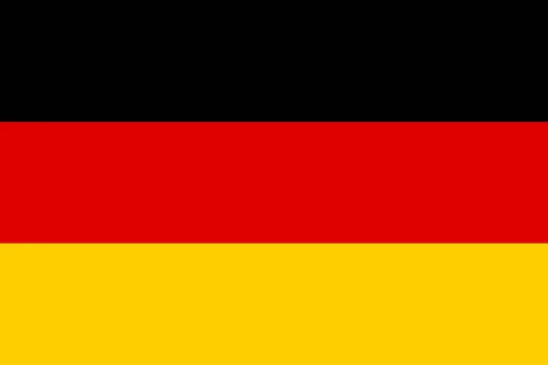 Bandeira Nacional Alemã Símbolo Oficial Estado País — Fotografia de Stock