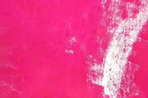 Pink painted grunge texture. Fuchsia painted wall paper texture background.