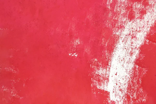 赤はグランジの質感を描きました 赤壁の紙の質感の背景 — ストック写真