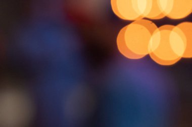 Bokeh Işıkları gece arkaplan bozulması dokusu