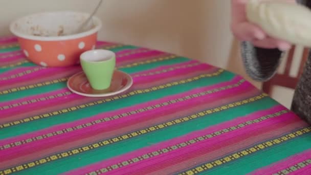 Koken Empanada Argentijnse Taart Traditionele Bakkerij Uit Argentinië Vrouw Hand — Stockvideo