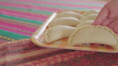 Geleneksel börek pişirmek Arjantin turtası