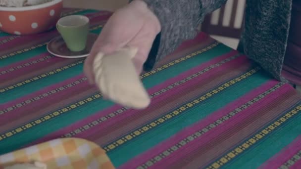 Cuisson Recette Végétarienne Naturelle Nourriture Traditionnelle Sud Américaine — Video