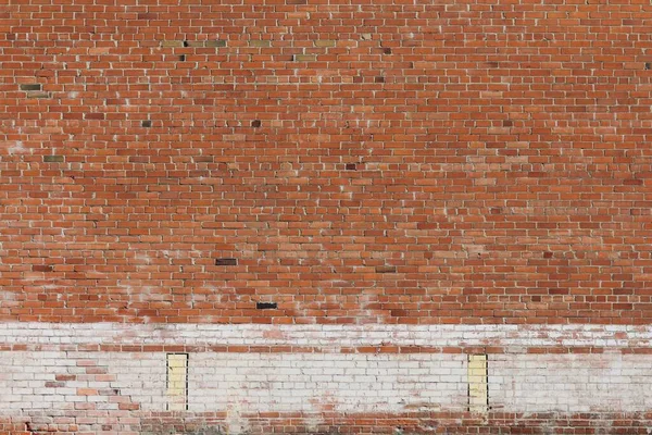 Vintage Brick Wall Background Center Calgary Alberta Canada — стокове фото