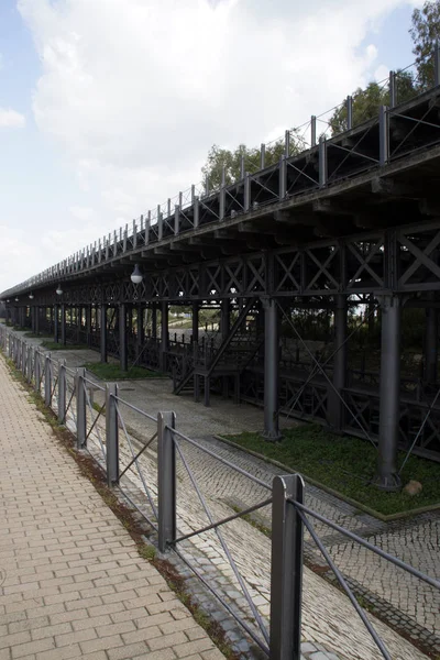 Huelva España Detalles Estructura Del Muelle Riotinto Huelva Ciudad — Foto de Stock