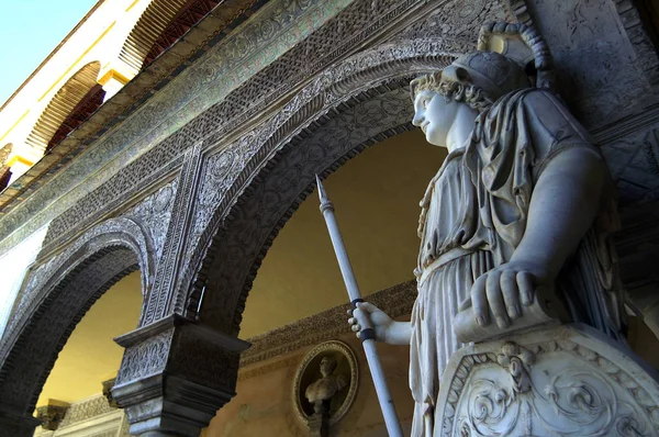 Sevilla España Escultura Casa Pilatos Ciudad Sevilla — Foto de Stock