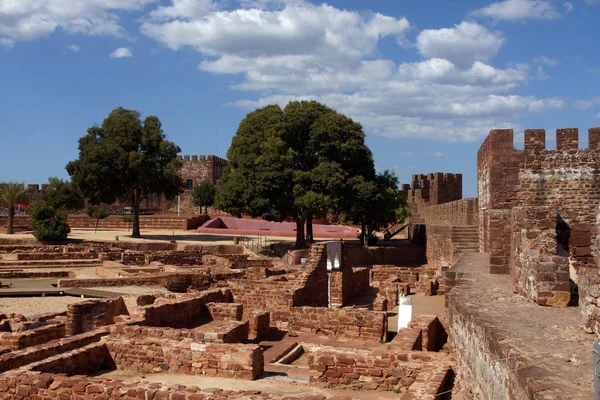 Silves Algarve Portugal Insidan Slottet Silves — Stockfoto