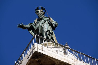 Roma (İtalya). Roma Şehir sütununda Marco Aurelio'nın ihale mimari detay