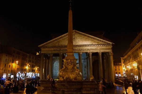 Roma Talya Rotunda Pantheon Agrippa Roma Şehir Meydanı — Stok fotoğraf