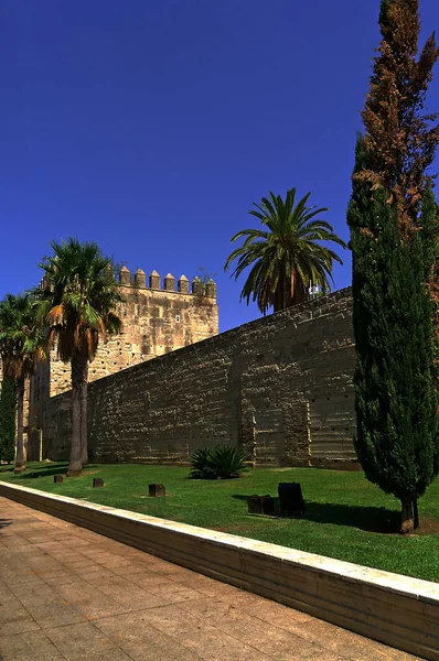 Jerez Frontera Andalusia Spain Walled Alcazar Jerez Frontera — Stock Photo, Image