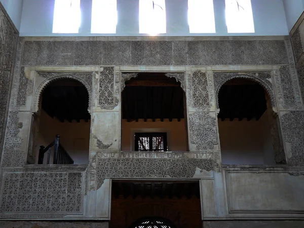 Córdoba Spanien Interiör Synagogan Judiska Kvarteren Cordoba — Stockfoto