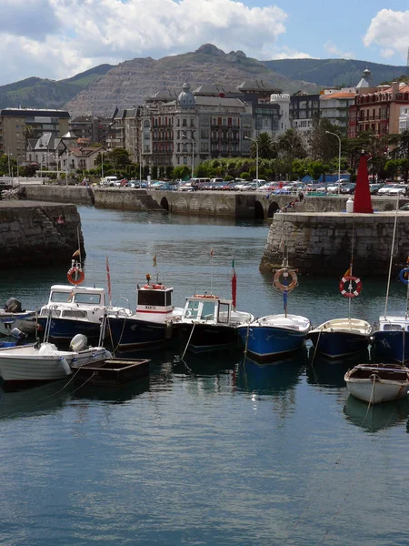 Castro Urdiales Kantabrien Spanien Fischerboote Hafen Von Castro Urdiales — Stockfoto