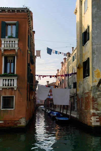 Venedig Italien Häuser Viertel Cannaregio Der Stadt Venedig — Stockfoto