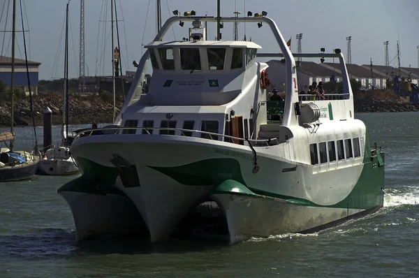 Puerto Santa Maria Cadiz Spanien Katamaran Öffentlichen Verkehr Puerto Santa — Stockfoto