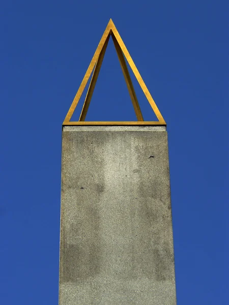 Prag Tschechische Republik Detail Der Versteigerung Des Obelisken Hommage Die — Stockfoto
