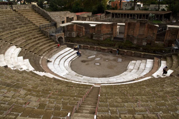 Помпеи Италия Большой Театр Города Помпеи — стоковое фото