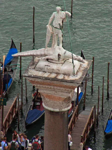 Венеція Італія Скульптура Плаза Сан Маркос — стокове фото
