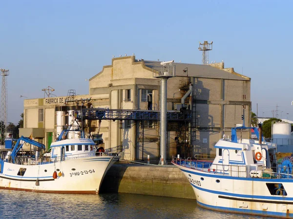 Puerto Santa Maria Cádiz Espanha Barco Pesca Check Out Rio — Fotografia de Stock